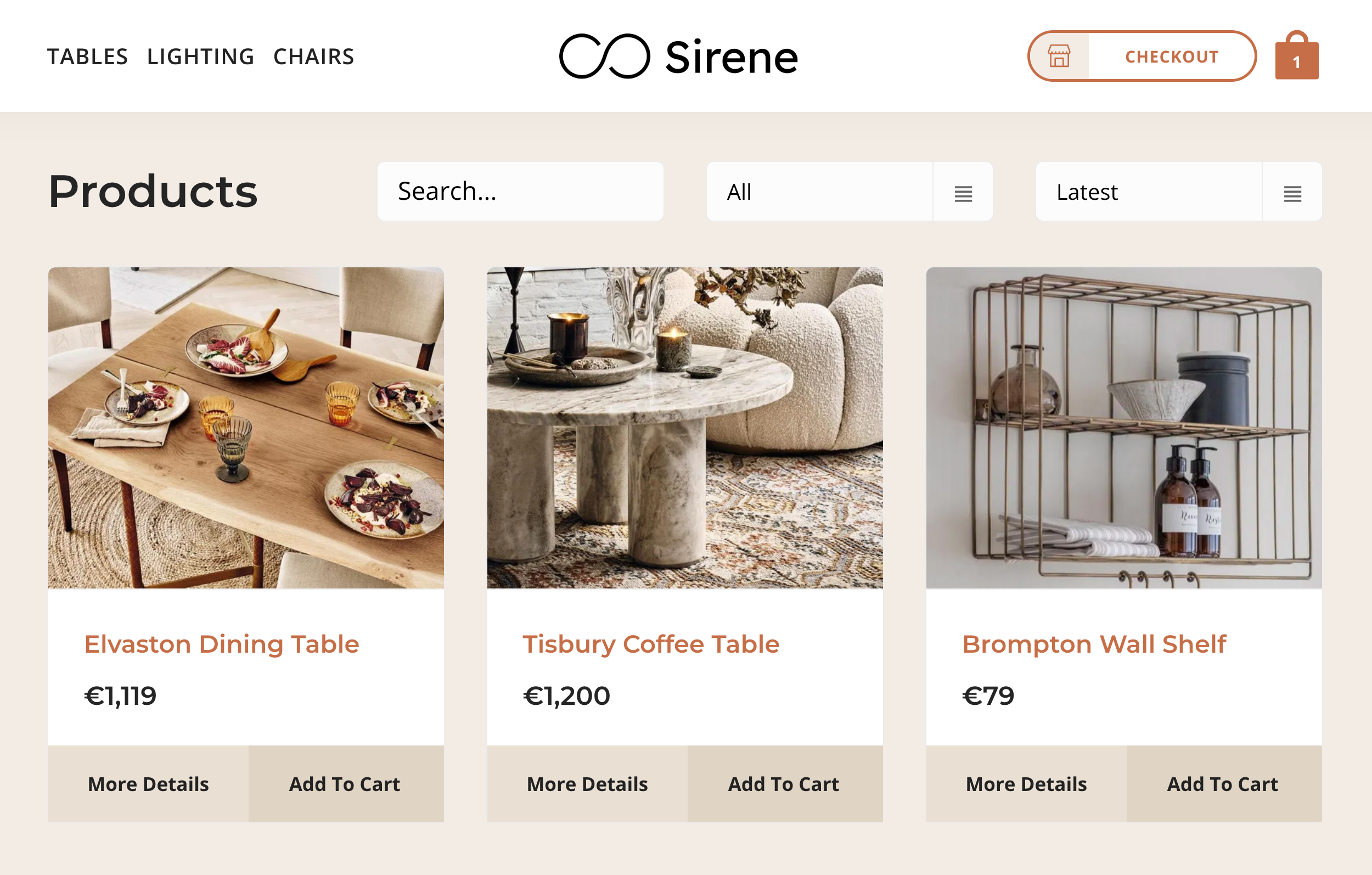 eCom Website